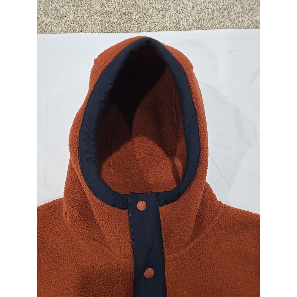 The North Face Mens Fleece Pullover Hooded Rust Large - Picture 5 of 7